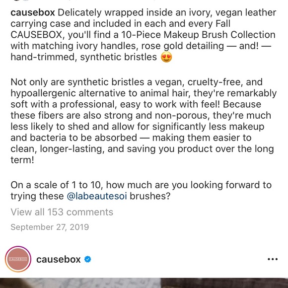 NWT 10-pc Makeup Brush Set * Cruelty-Free - Picture 12 of 12